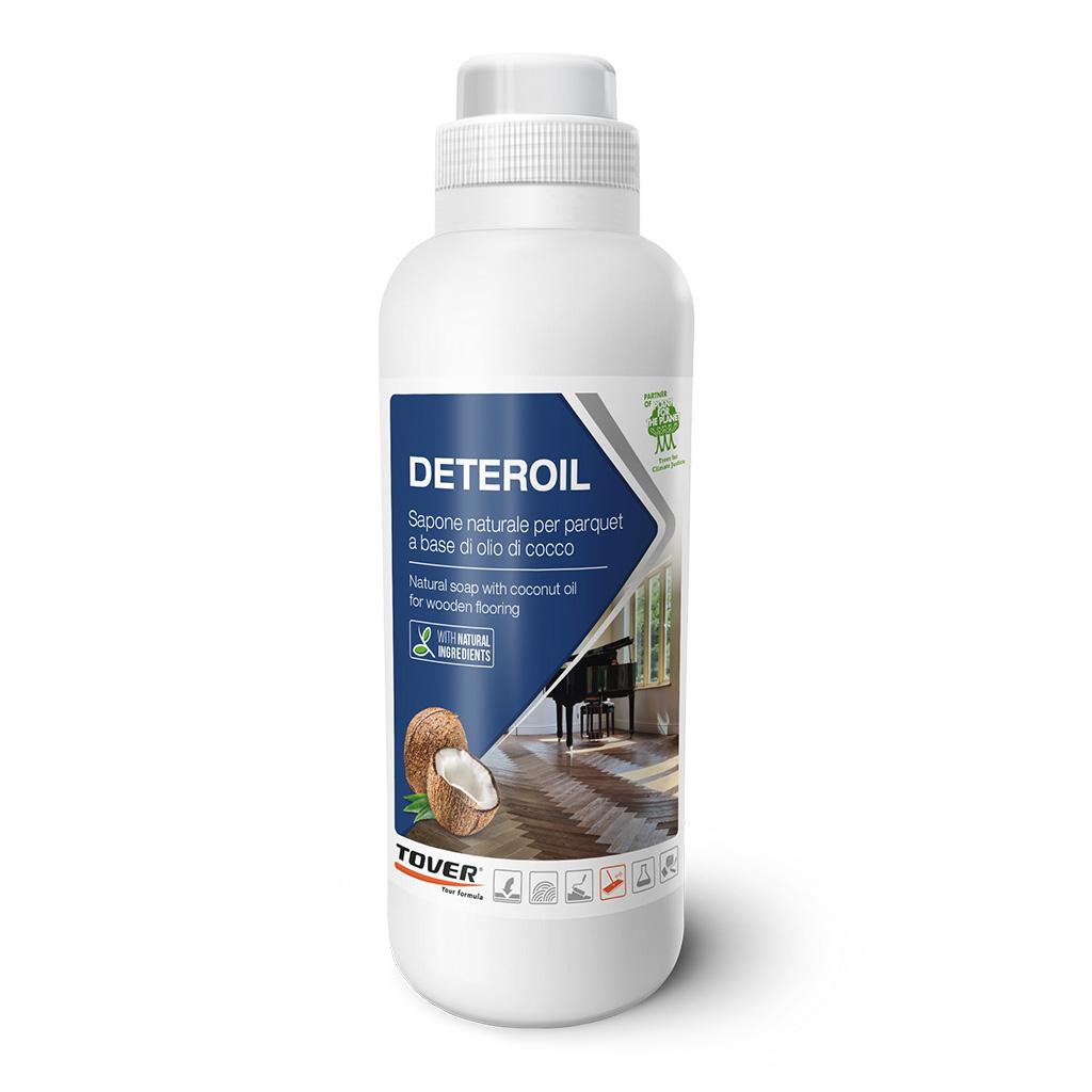 Deteroil Tover, prodotto per la pulizia e la manutenzione del parquet oliato